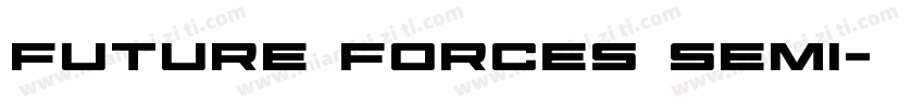Future Forces Semi字体转换
